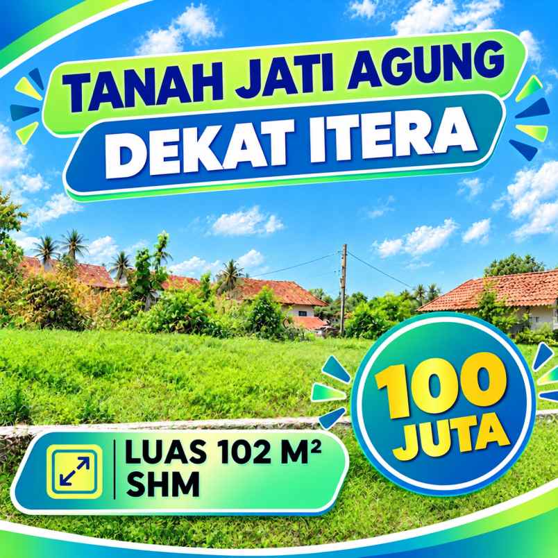 tanah jati agung indah dekat itera b lampung