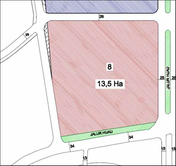 tanah jl akses marunda