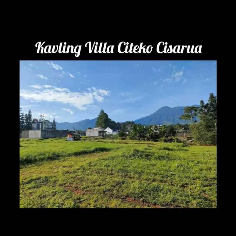 tanah megamendung cisarua puncak