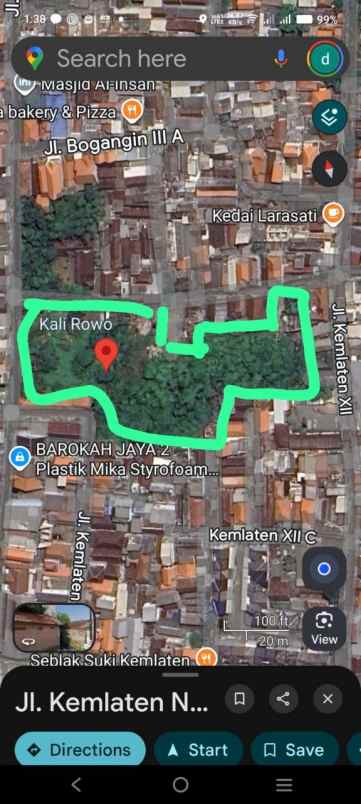 tanah murah di surabaya 3 5 juta per m2