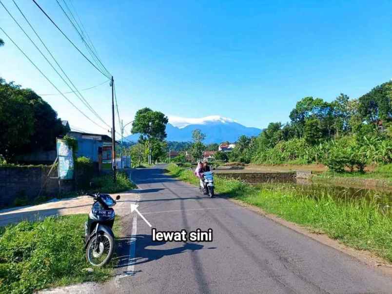 tanah murah view sawah deket terminal di gunungpati