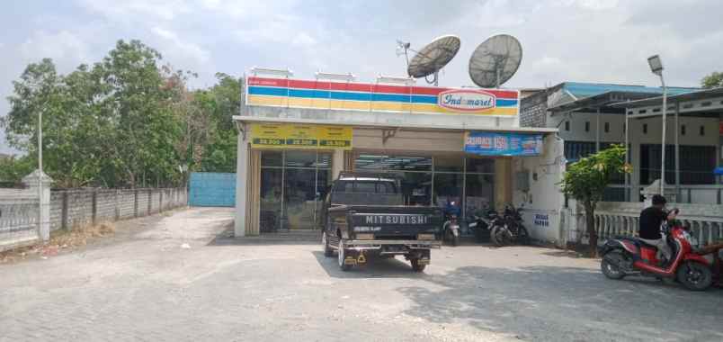 tanah plus bangunan serta gudang buat usaha