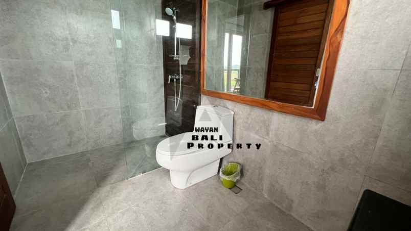 brand new villa view sawah jalan pantai nyanyi