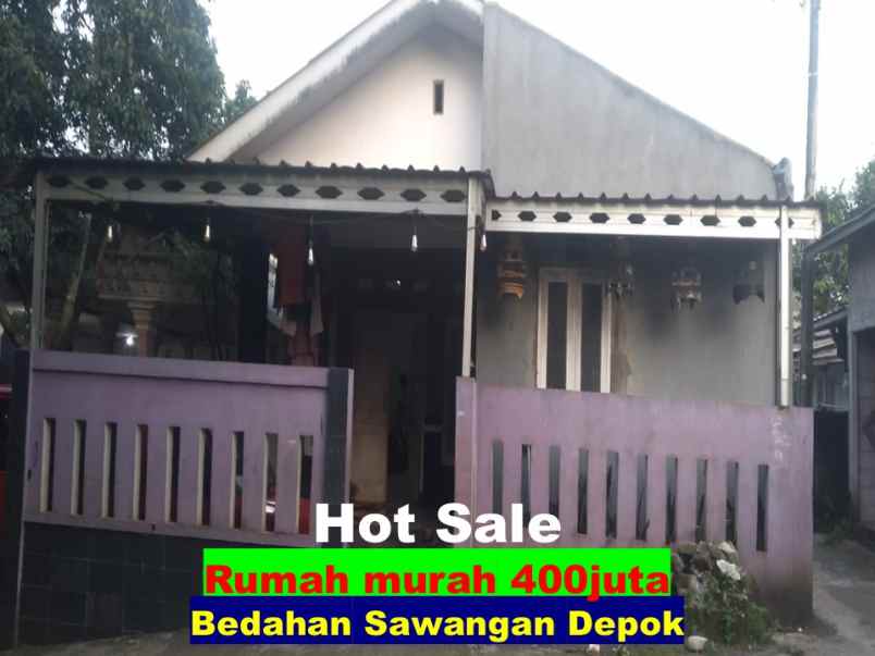 bu rumah perkampungan masuk mobil di pasir putih depok