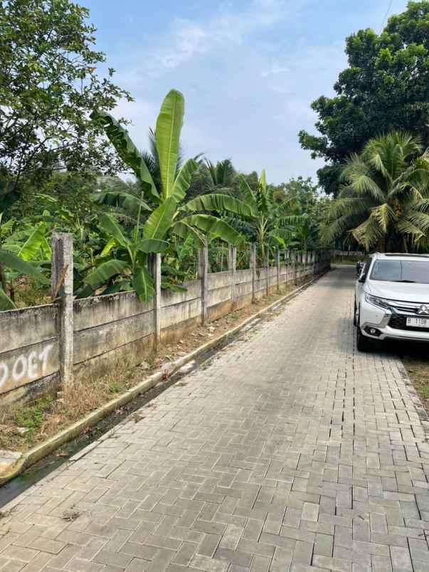 dijual cepat tanah munjul solear tangerang banten