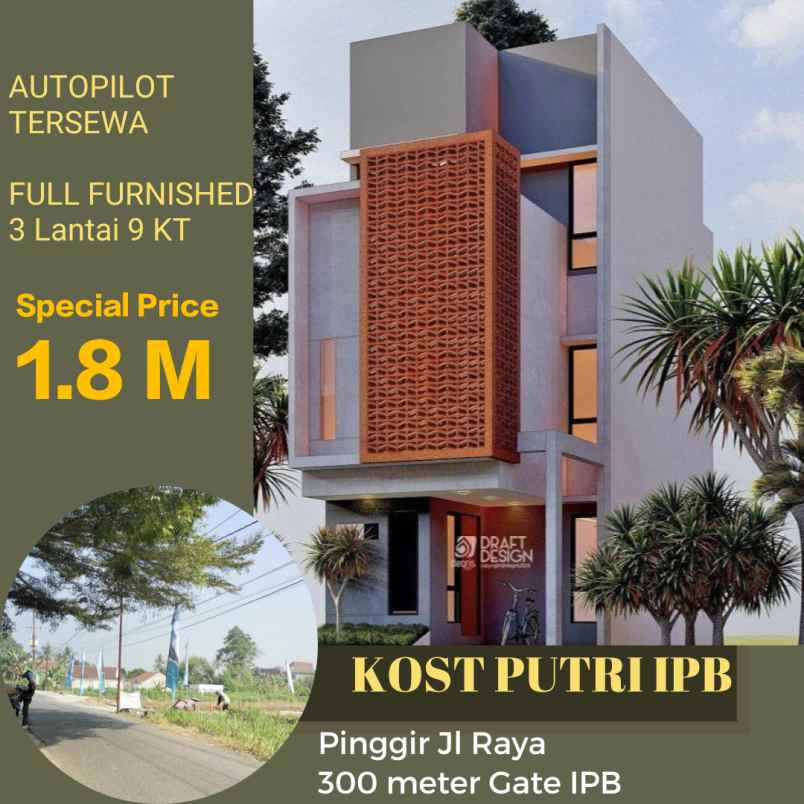 dijual kost dramaga