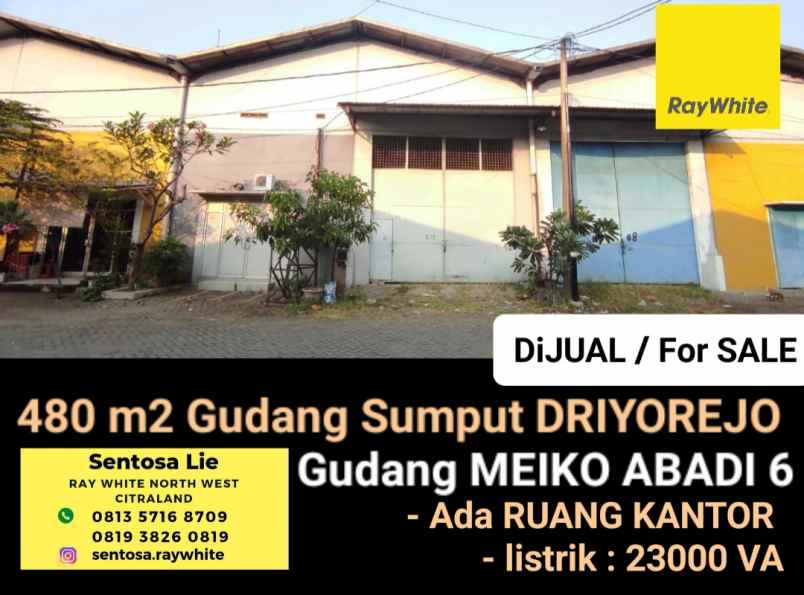 dijual ruko gudang kantor peegudangan meiko abadi 6
