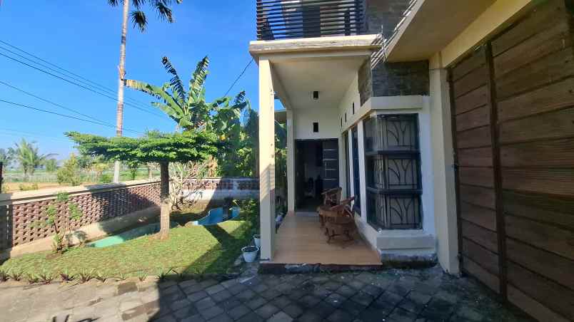 dijual rumah 2 lantai di desa klompangan ajung jember