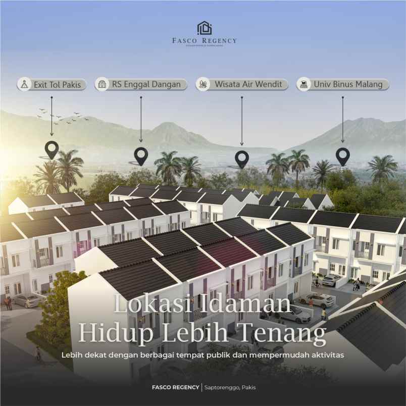 dijual rumah boro bugis saptorenggo pakis