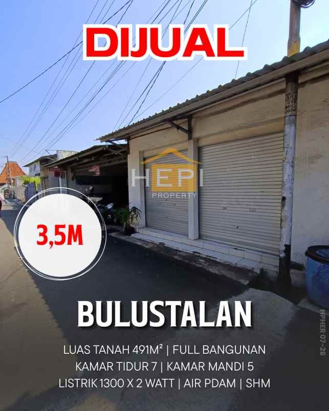 dijual rumah bulustalan