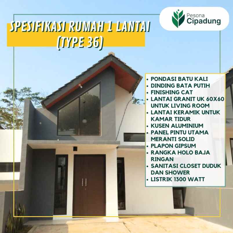 dijual rumah cilengkrang cipadung