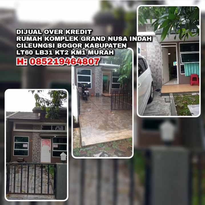 dijual rumah cileungsi kabupaten bogor