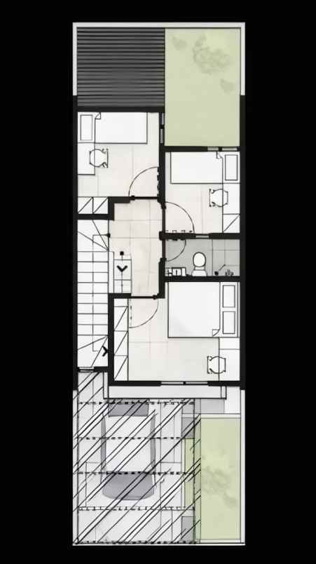 dijual rumah cluster mahakam jakarta