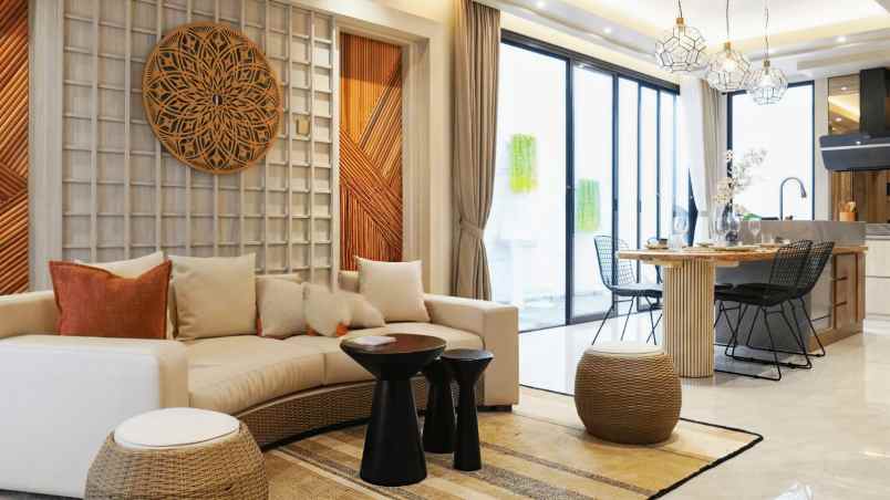 dijual rumah cluster mahakam jakarta