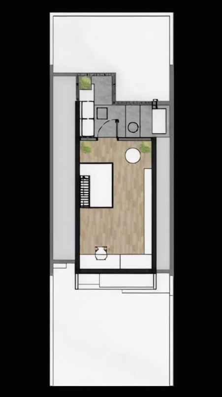 dijual rumah cluster mahakam jakarta