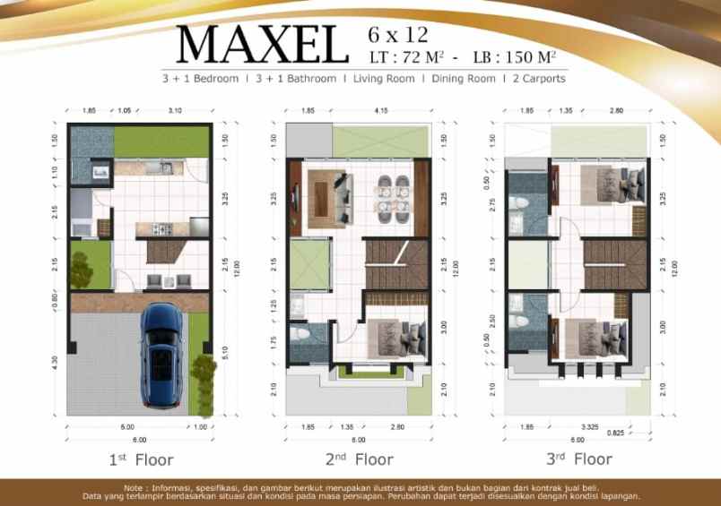 dijual rumah dharmahusada indah