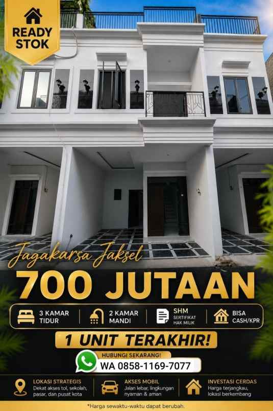 dijual rumah jagakarsa