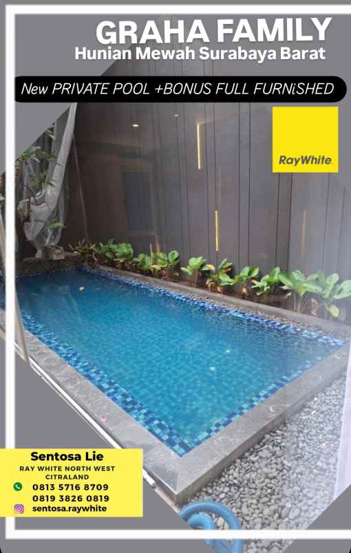 dijual rumah jalan graha famili