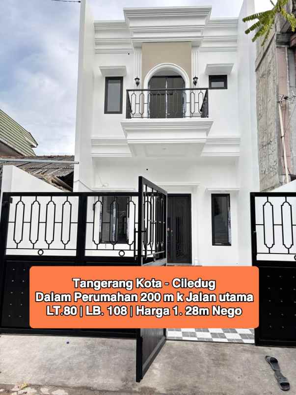 dijual rumah jalan raya ciledug