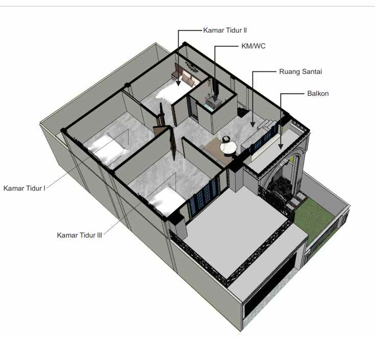 dijual rumah jl lobak