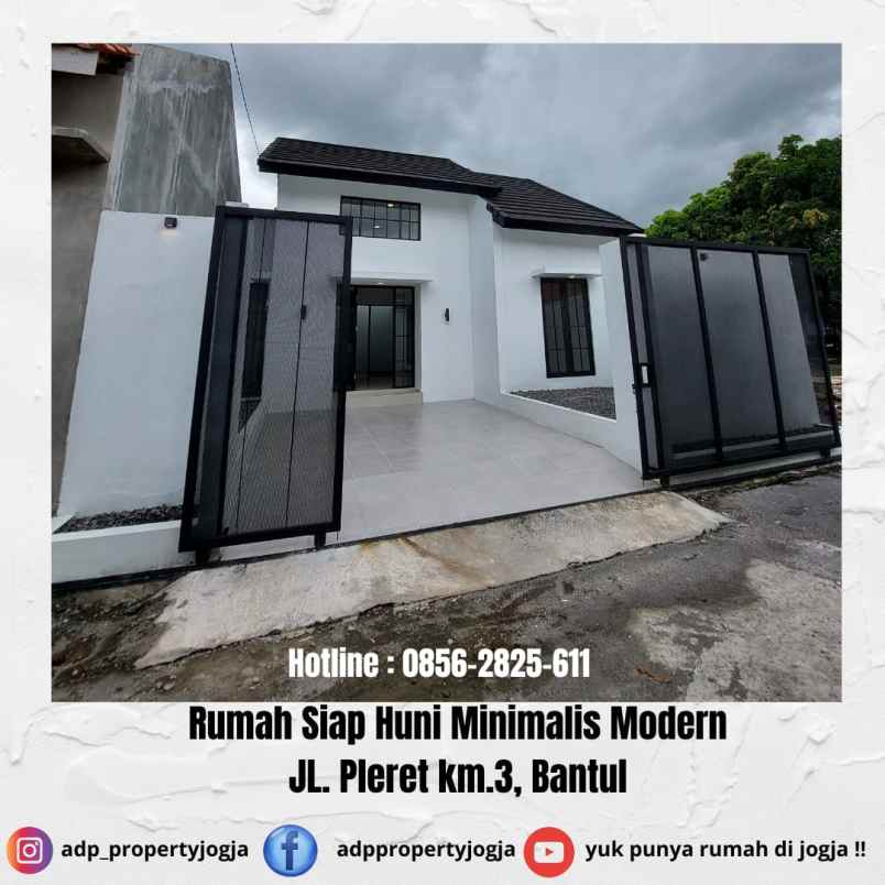 dijual rumah jl pleret km 3 bantul