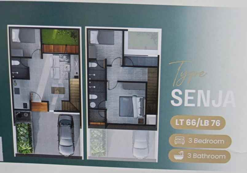 dijual rumah jl raya curug kosambi