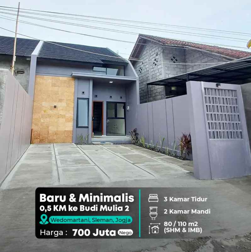 dijual rumah jl tajem