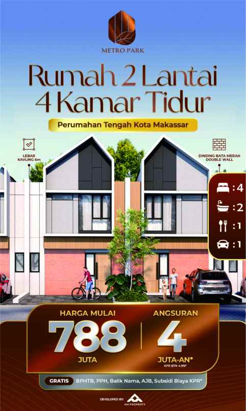 dijual rumah jl ukip perintis