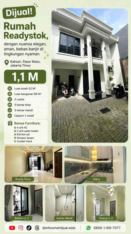 dijual rumah kalisari