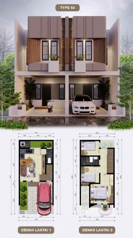 dijual rumah kelapa dua