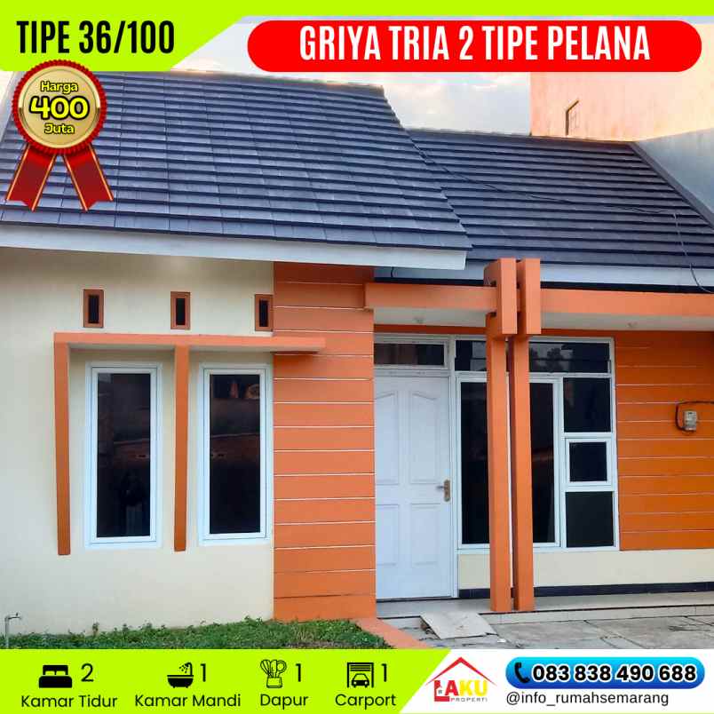 dijual rumah krajan susukan ungaran