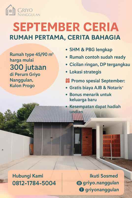 dijual rumah krinjing tengah jatisarono