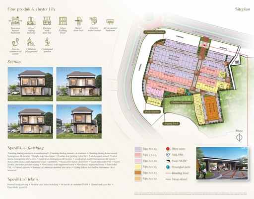 dijual rumah paramount petals