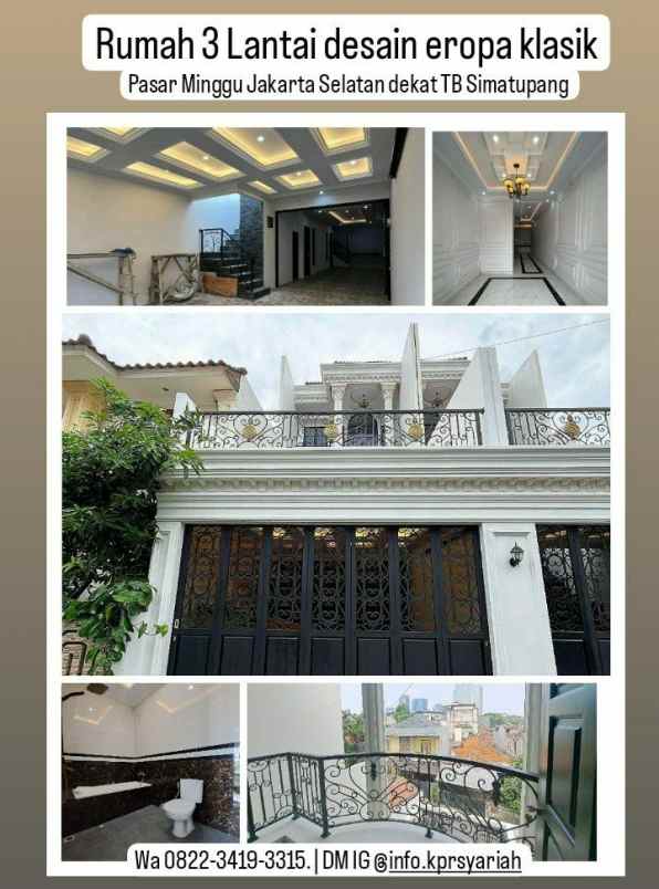 dijual rumah pasar minggu