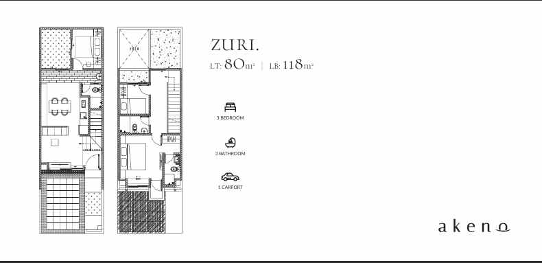 dijual rumah the grand kenjeran akeno