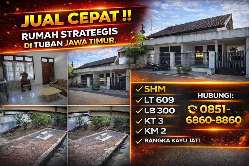 dijual rumah tuban jawa timur