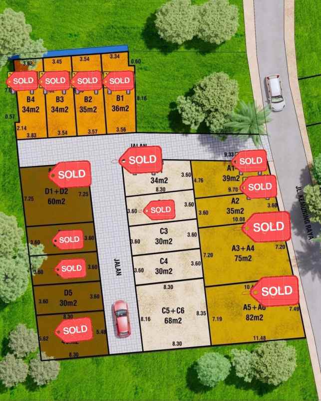 dijual rumah utan kayu utara matraman