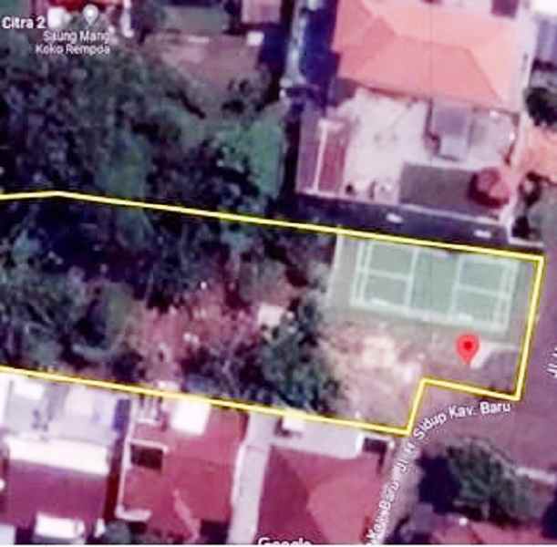 dijual tanah 885 m2 di rempoa tangerang selatan