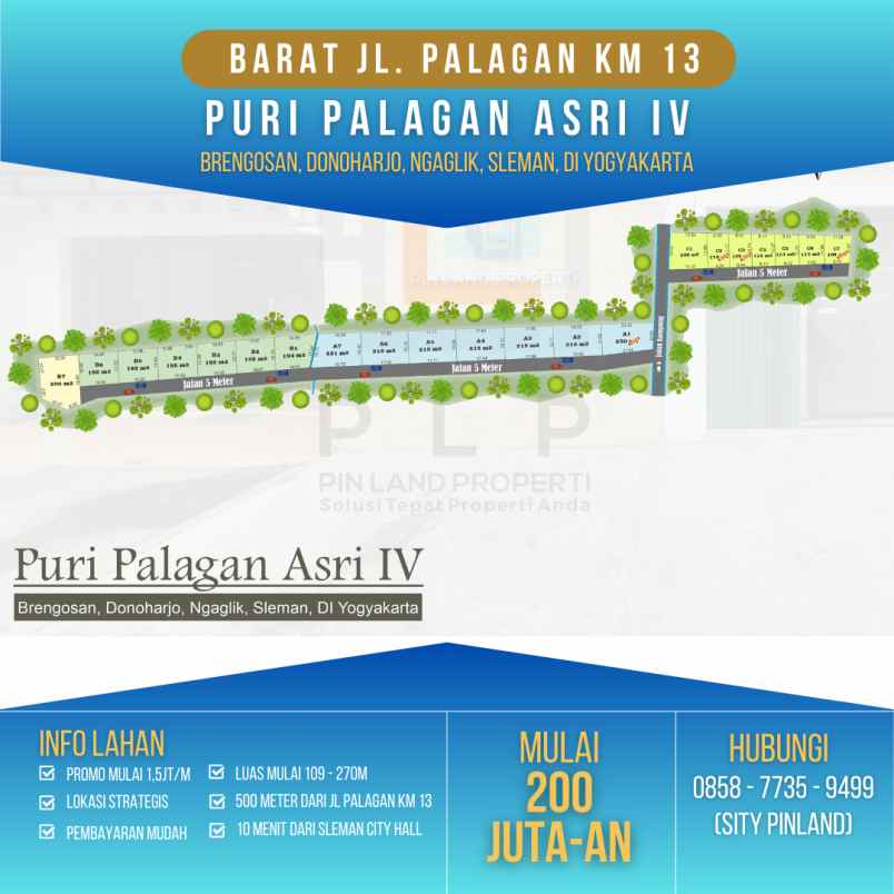dijual tanah brengosan donoharjo