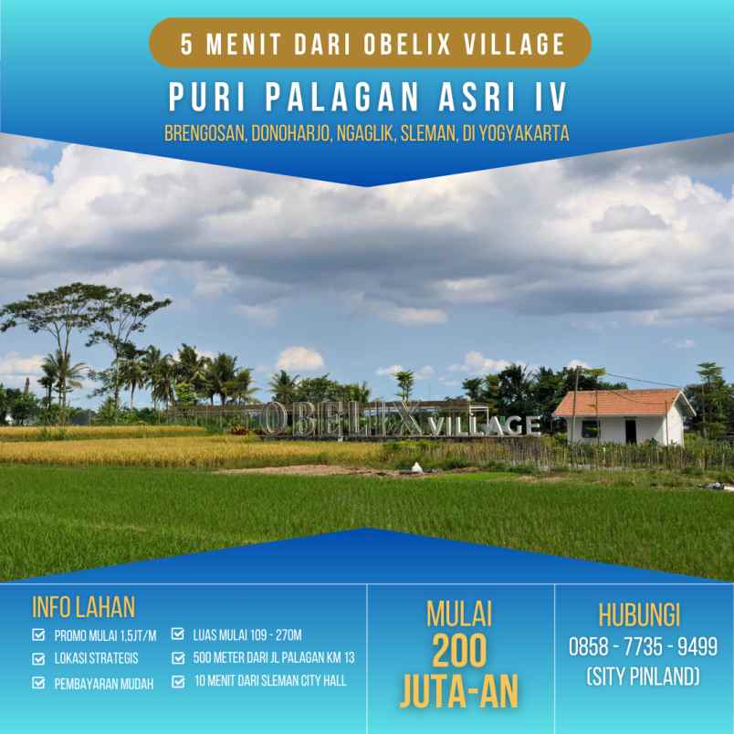 dijual tanah brengosan donoharjo