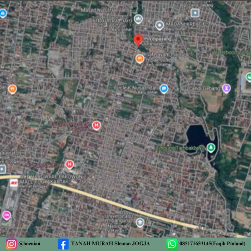 dijual tanah condongcatur