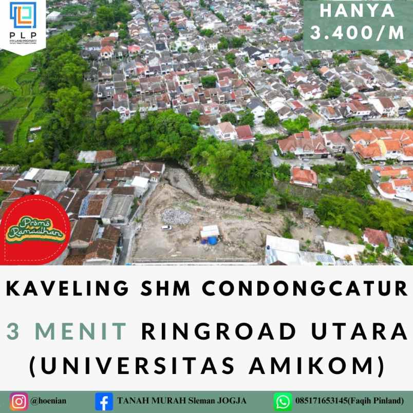 dijual tanah condongcatur
