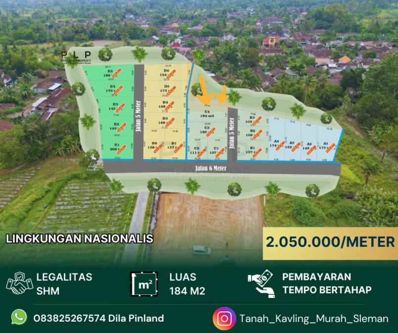 dijual tanah jetis suruh donoharjo