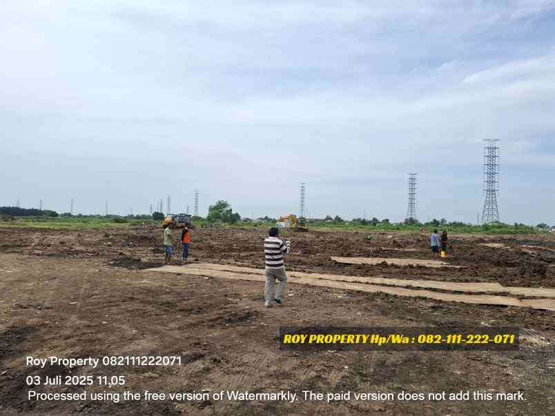 dijual tanah jl marunda makmur