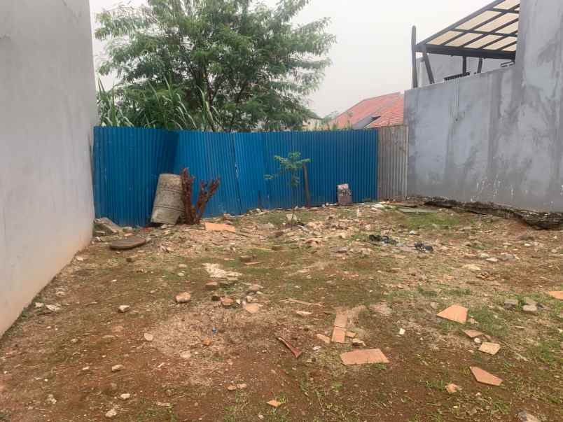 dijual tanah jl wibawa mukti komplek