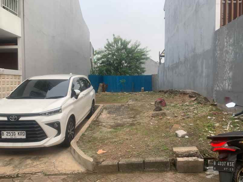 dijual tanah jl wibawa mukti komplek
