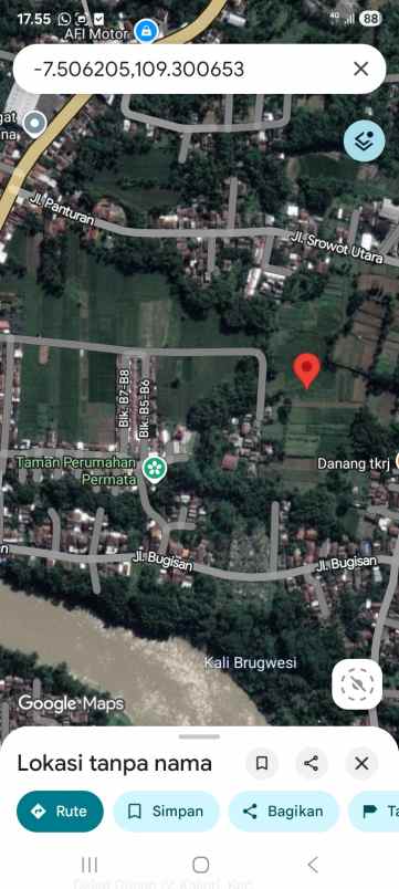 dijual tanah kaliori