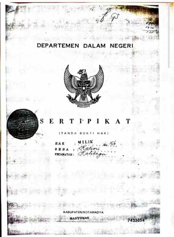dijual tanah kaliori