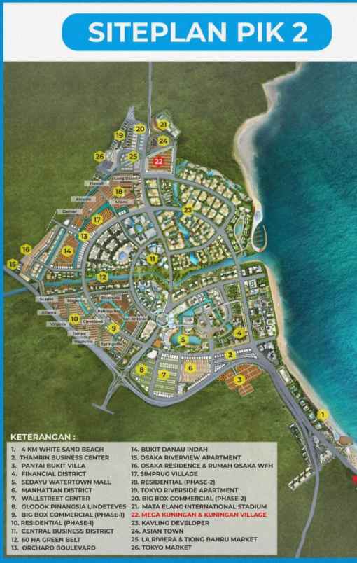 dijual tanah mega kuningan mini box jl