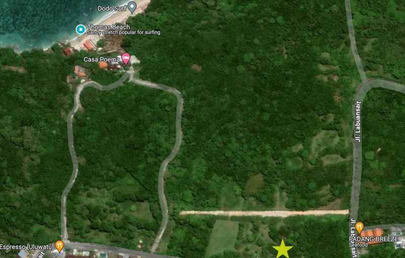 dijual tanah pecatu kec kuta sel